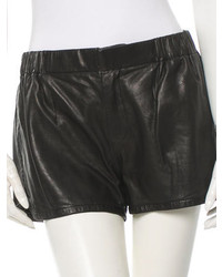 Thakoon Addition Leather Shorts