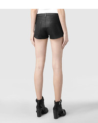 AllSaints Belle Leather Shorts