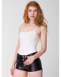 American Apparel Button Fly Leather Short