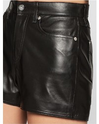 Calvin Klein Rebel Edge Leather Shorts