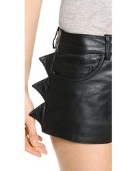 Moschino Cheap And Chic Leather Shorts