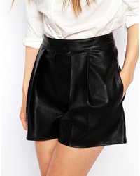 Asos Collection Leather Look Shorts