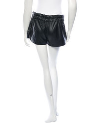 Derek Lam 10 Crosby Faux Leather Mini Shorts