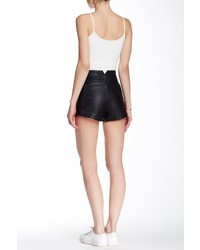 French Connection Faux Leather Short