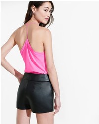 Express High Rise Leather Short