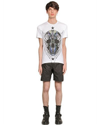 Just Cavalli Faux Leather Shorts
