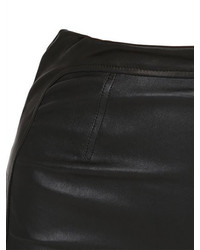 La Perla High Waisted Leather Mini Shorts
