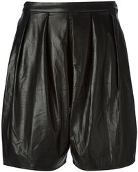Labour Of Love The Leather Multipleat Shorts