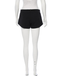Mason Leather Accented Tailored Shorts