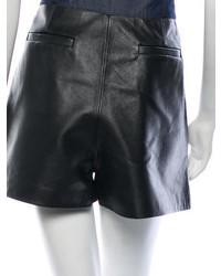 Tibi Leather High Waist Shorts W Tags