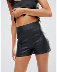 Asos Leather Look Shorts
