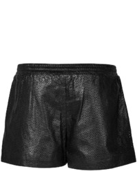 Vince Leather Mesh Shorts