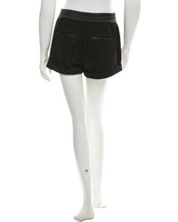 Helmut Lang Leather Mini Shorts