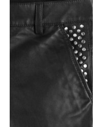 Zadig & Voltaire Leather Shorts