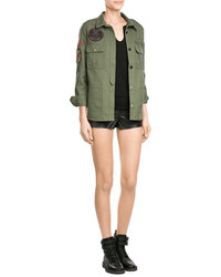 Zadig & Voltaire Leather Shorts