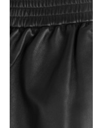 Carven Leather Shorts