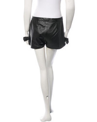 RED Valentino Leather Shorts
