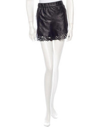 Diane von Furstenberg Leather Shorts