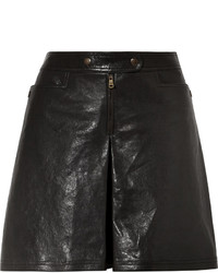 Tomas Maier Leather Shorts