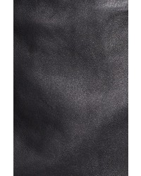 Tibi Leather Wool Asymmetrical Skort