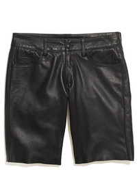 Madewell Lr Leather Bermuda Shorts