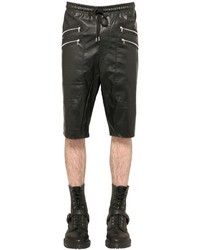 Markus Lupfer Faux Leather Shorts