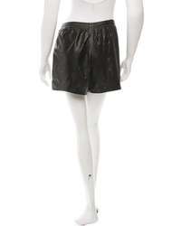 Vince Perforated Leather Shorts