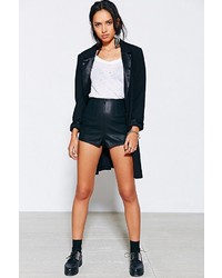 Urban Outfitters Pins And Needles Faux Leather Pin Up Short