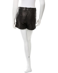 3.1 Phillip Lim Pleated Leather Shorts