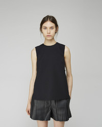 Alexander Wang Pleated Leather Shorts