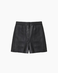 Alexander Wang Pleated Leather Shorts