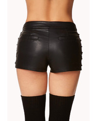 Forever 21 Studded Faux Leather Shorts