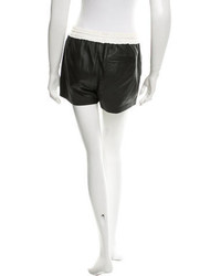 Alexander Wang T By Leather Mini Shorts