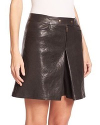 Tomas Maier Leather Overlay Shorts