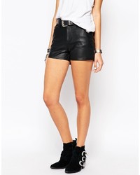 Tripp Nyc Leather Look Shorts
