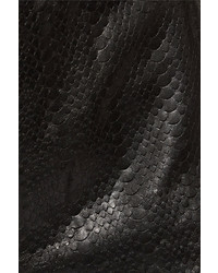 J Brand Tullia Snake Effect Leather Shorts