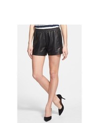 Vince Perforated Leather Boxer Shorts