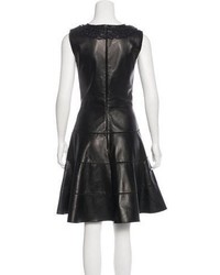 Oscar de la Renta 2017 Leather Dress W Tags