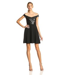 Bailey 44 Endorphin Mesh Top Fit And Flare Dress