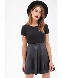 Forever 21 Faux Leather Combo Dress