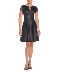 BCBGMAXAZRIA Karlie Perforated Fit And Flare Dress