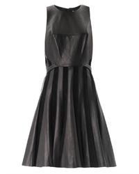 Jason Wu Leather And Suede Panel Dress