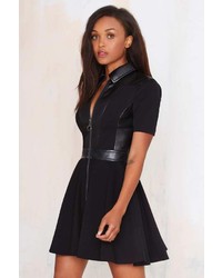 Nasty Gal Live Fast Fit And Flare Dress