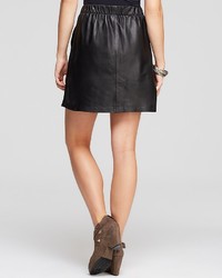 Eileen Fisher Leather Mini Skirt The Fisher Project