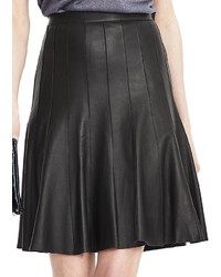 Banana Republic Limited Edition Pleated Leather Skirt
