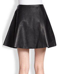 Kate Spade New York Leather Circle Skirt