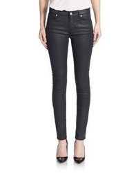 7 For All Mankind Gwenevere Coated Skinny Jeans