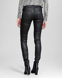 The Kooples Jeans Faux Leather In Black