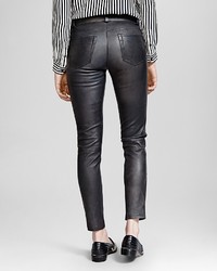 The Kooples Jeans Leather In Black