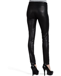 J Brand Jeans Leather Leggings With Elastic Waist